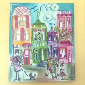 Colorful Painted Print Wall Art